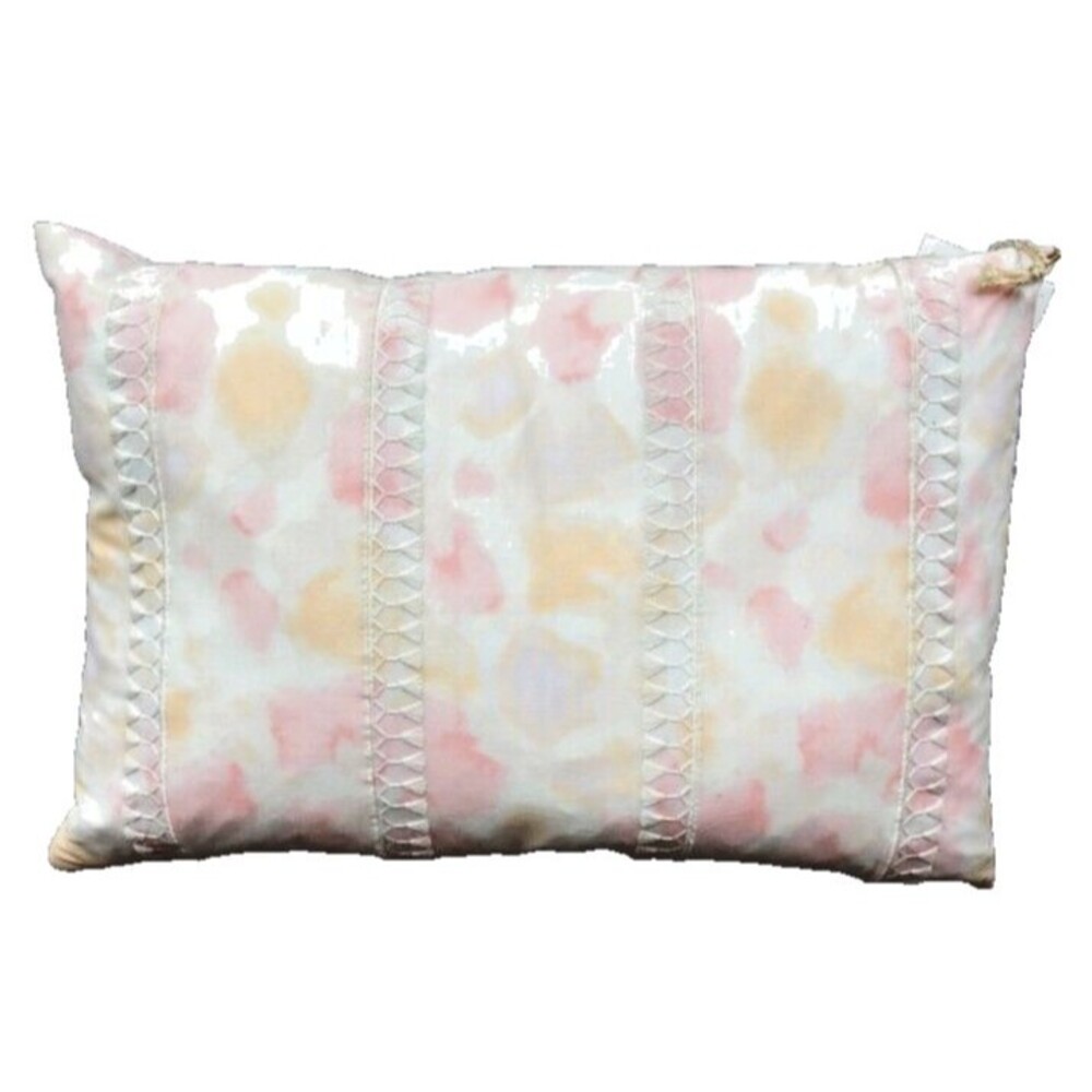 cupcakes and cashmere Throw Pillow 18x12 Floral Bed Boudoir Dorm Room Pink White